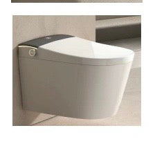 Premium Smart Toilet with Built-in Water Tank, Wall-Mount Frame (Geberit-type), Heated Seat, and Bidet Function – Bubble Shield, Aromatherapy, UV Sterilization, Automatic Flushing, and Remote Control