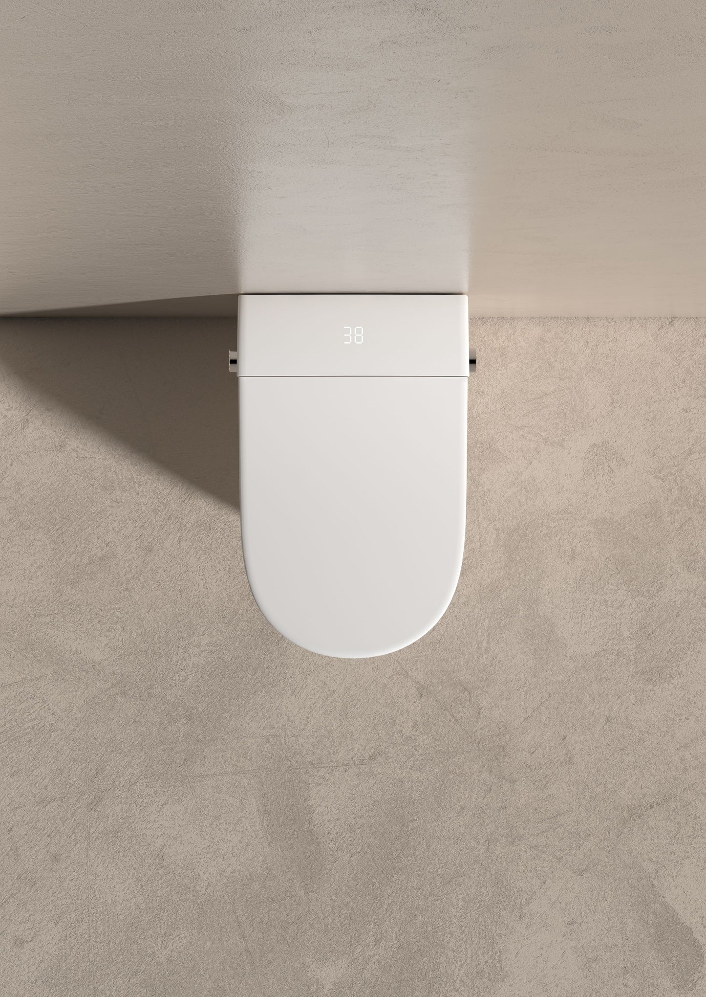 Close-up of a Smart toilet Hola with buil-in tank, Geberit type framewww.hola.shop.pl