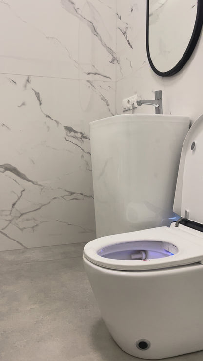 Smart toilet Hola with buil-in tank, Geberit type frame www.hola.shop.pl